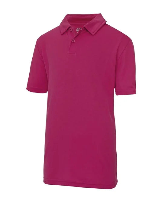 Hot Pink JC40J kids polo shirt