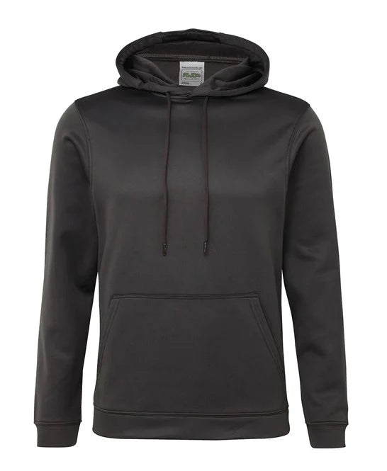 Steel Grey JH006 hooded sweatshirt