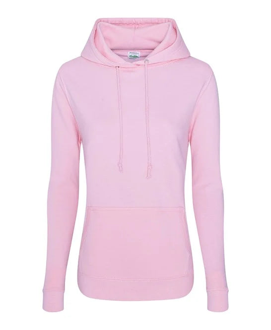 Baby Pink JH01F women's hooded sweatshirt