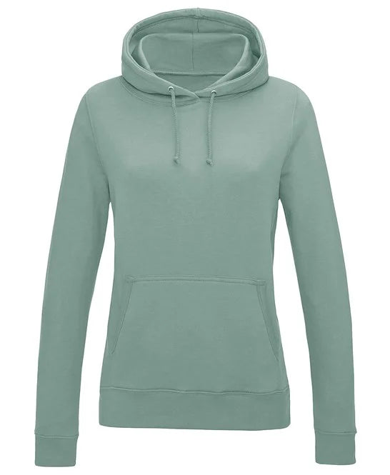 Dusty Green JH01F women's hooded sweatshirt