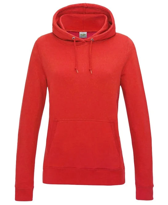 Fire Red JH01F women's hooded sweatshirt