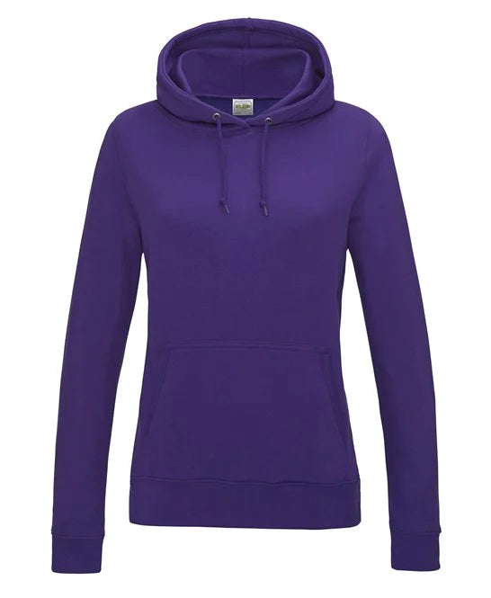 Purple JH01F women's hooded sweatshirt