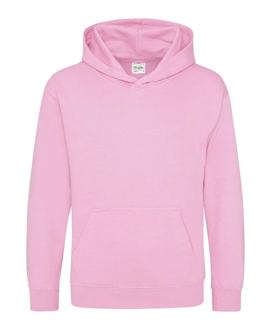 Baby Pink JH01J kids hooded sweatshirt