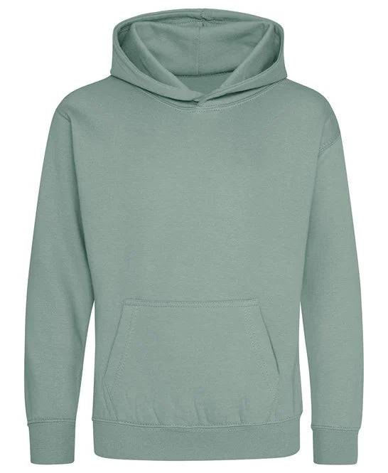 Dusty Green JH01J kids hooded sweatshirt
