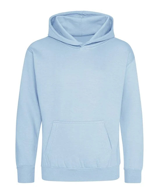 Ice Blue JH01J kids hooded sweatshirt