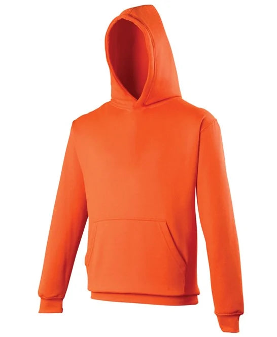 Electric Orange JH04J kids hooded sweatshirt