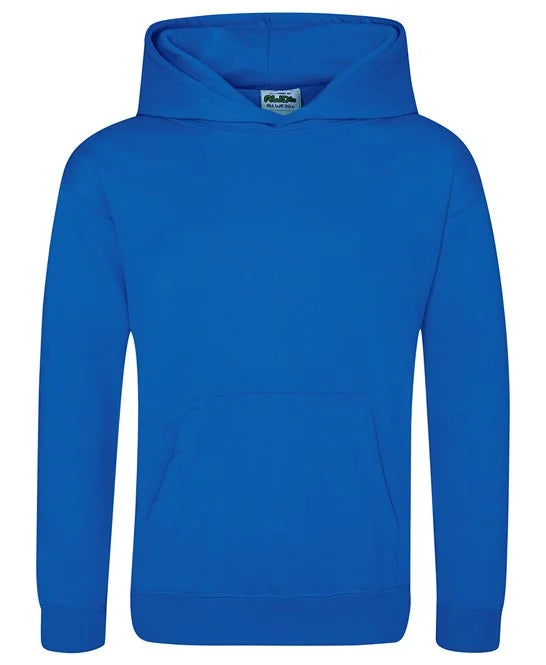 Royal Blue JH06J kids hooded sweatshirt