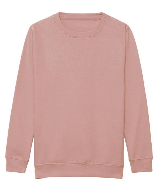 Dusty Pink JH30J kids sweatshirt