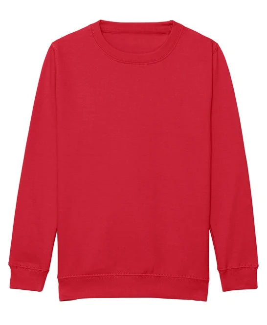 Fire Red JH30J kids sweatshirt