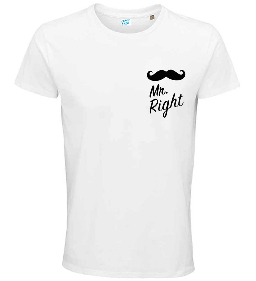 Matching Couple T Shirts – Mr Right Mrs Always Right Romantic Valentine Gift