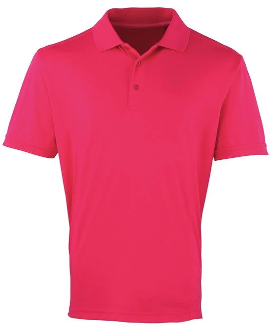 Hot Pink men's polo shirt