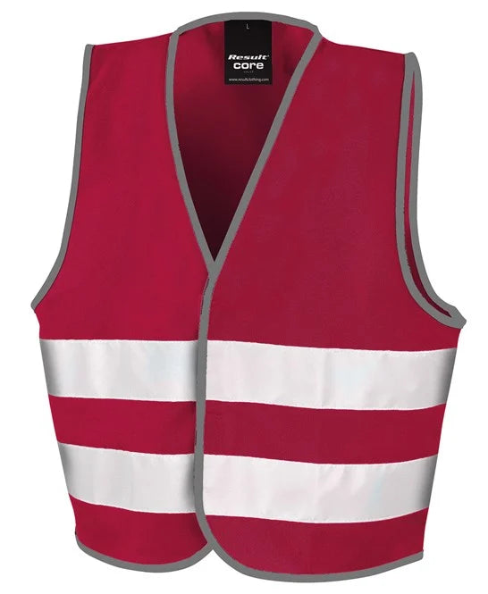 Burgundy R200J high visibility vest