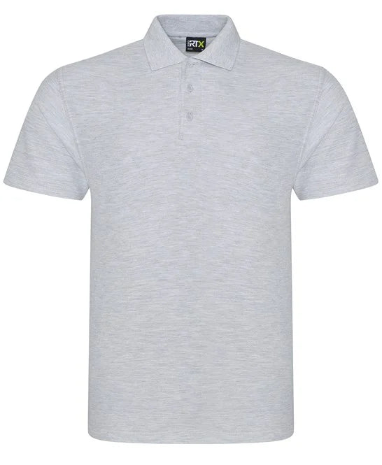 Heather Grey men's polo shirt
