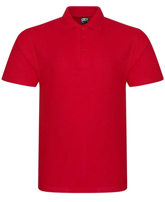 Red men's polo shirt