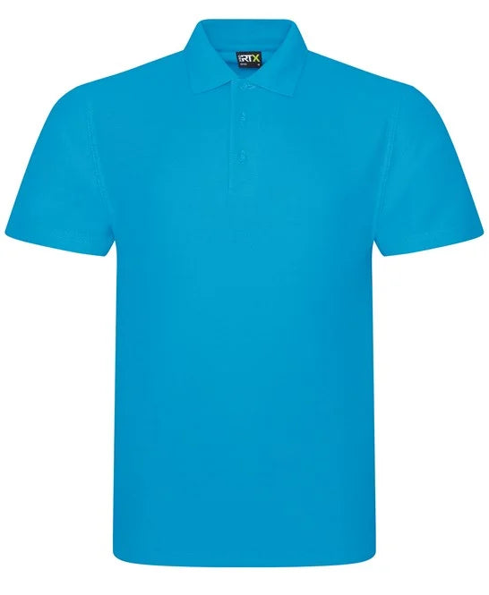 Turquoise men's polo shirt