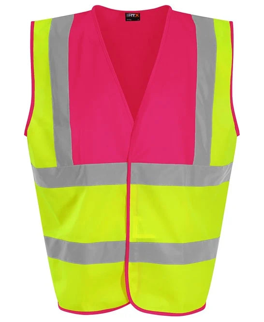 HV Yellow / Pink RX700 high visibility vest
