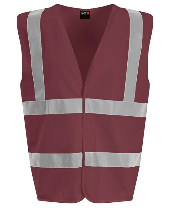 Maroon RX700 high visibility vest