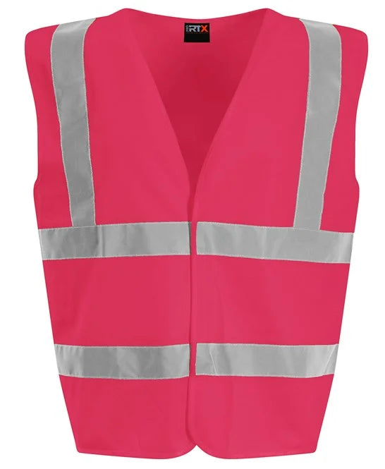 Pink RX70J high visibility vest