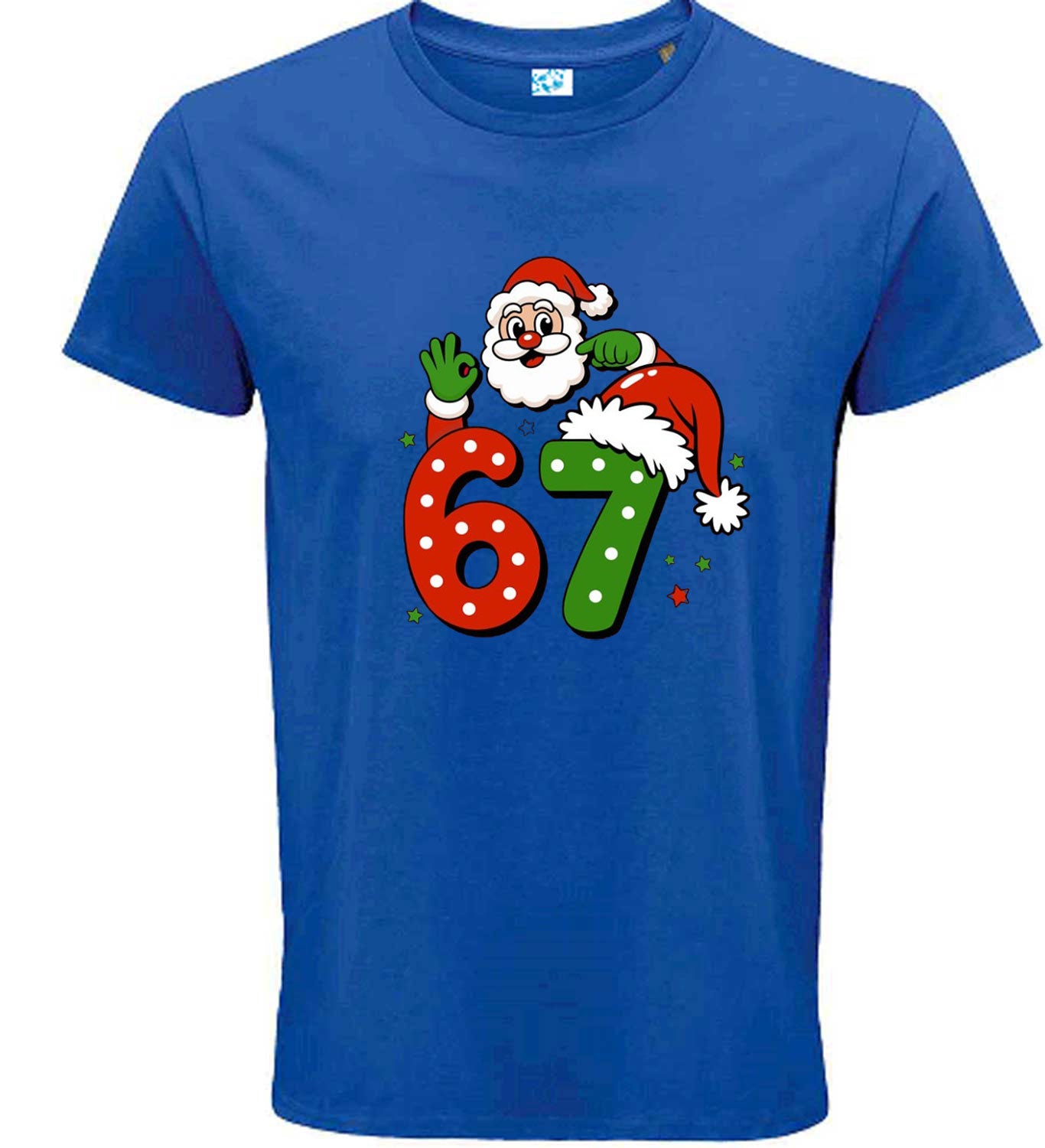 Festive Santa “67” Christmas T-Shirt – Fun Holiday Tee for Celebrations & Gifting!