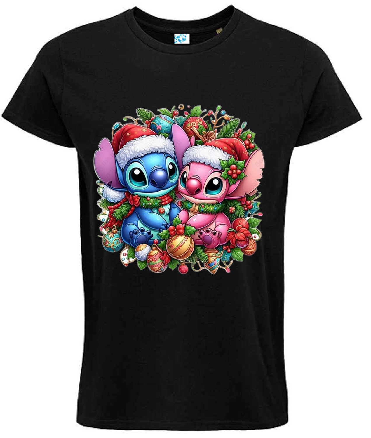 Stitch Christmas T-Shirt – Festive Holiday Tee for Disney Fans