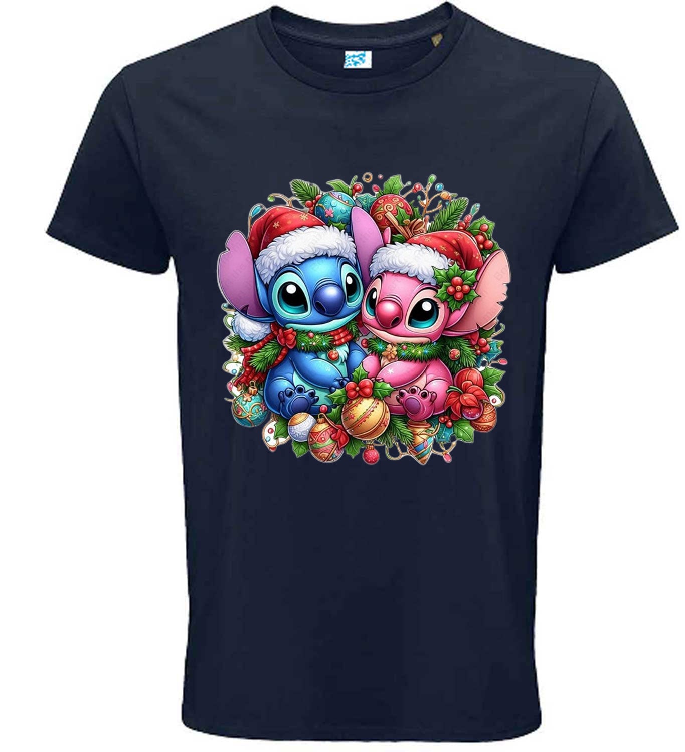 Stitch Christmas T-Shirt – Festive Holiday Tee for Disney Fans