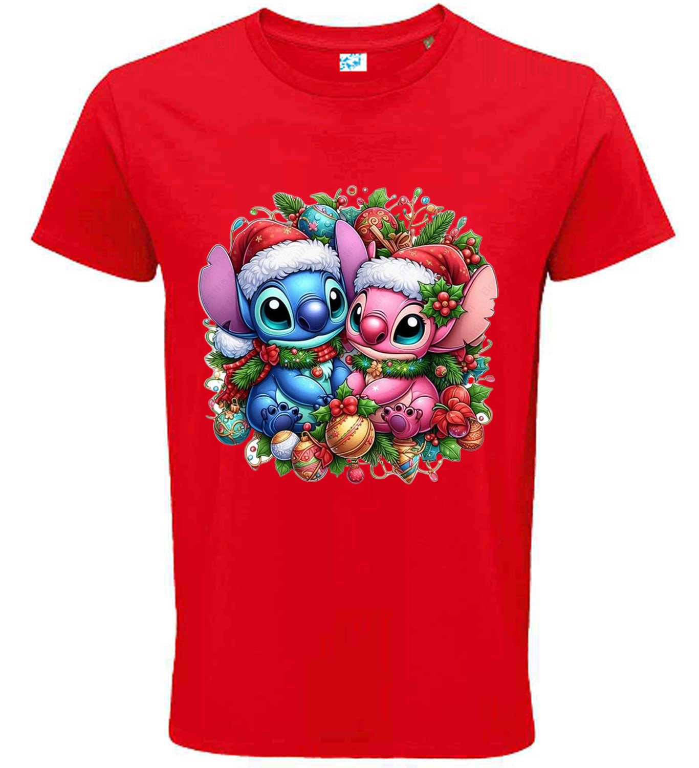 Stitch Christmas T-Shirt – Festive Holiday Tee for Disney Fans