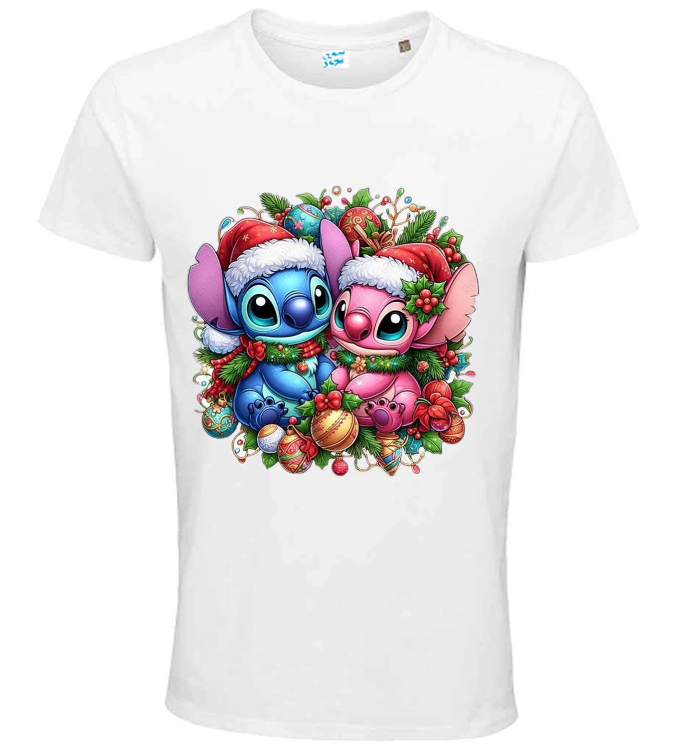 Stitch Christmas T-Shirt – Festive Holiday Tee for Disney Fans