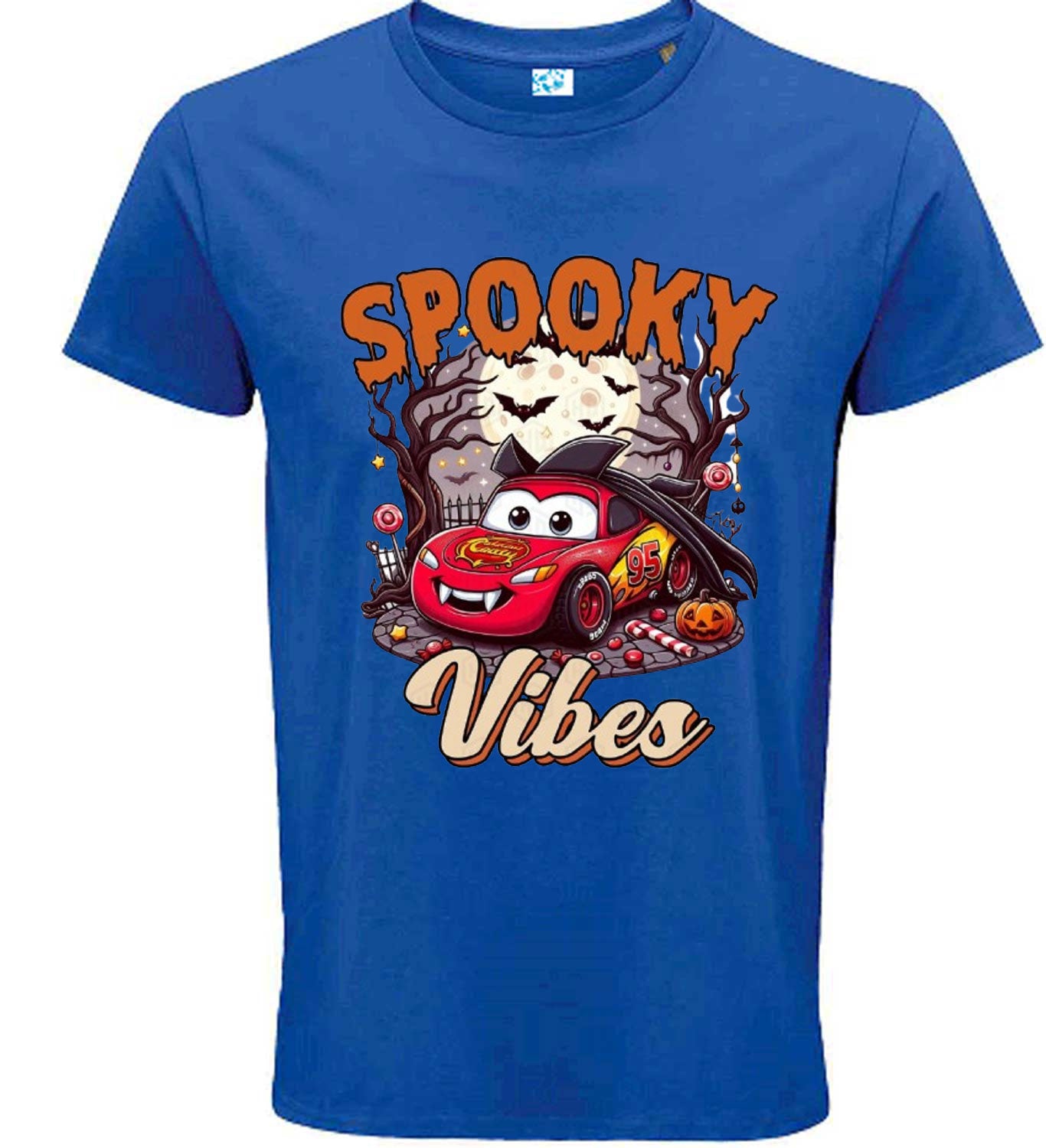 Spooky Car Vibes Halloween Graphic T-Shirt