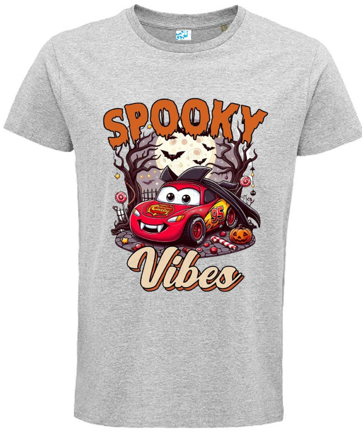 Spooky Car Vibes Halloween Graphic T-Shirt