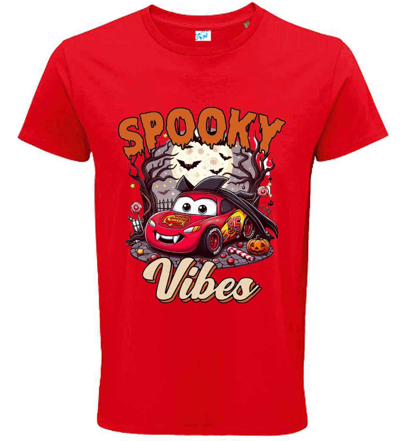 Spooky Car Vibes Halloween Graphic T-Shirt