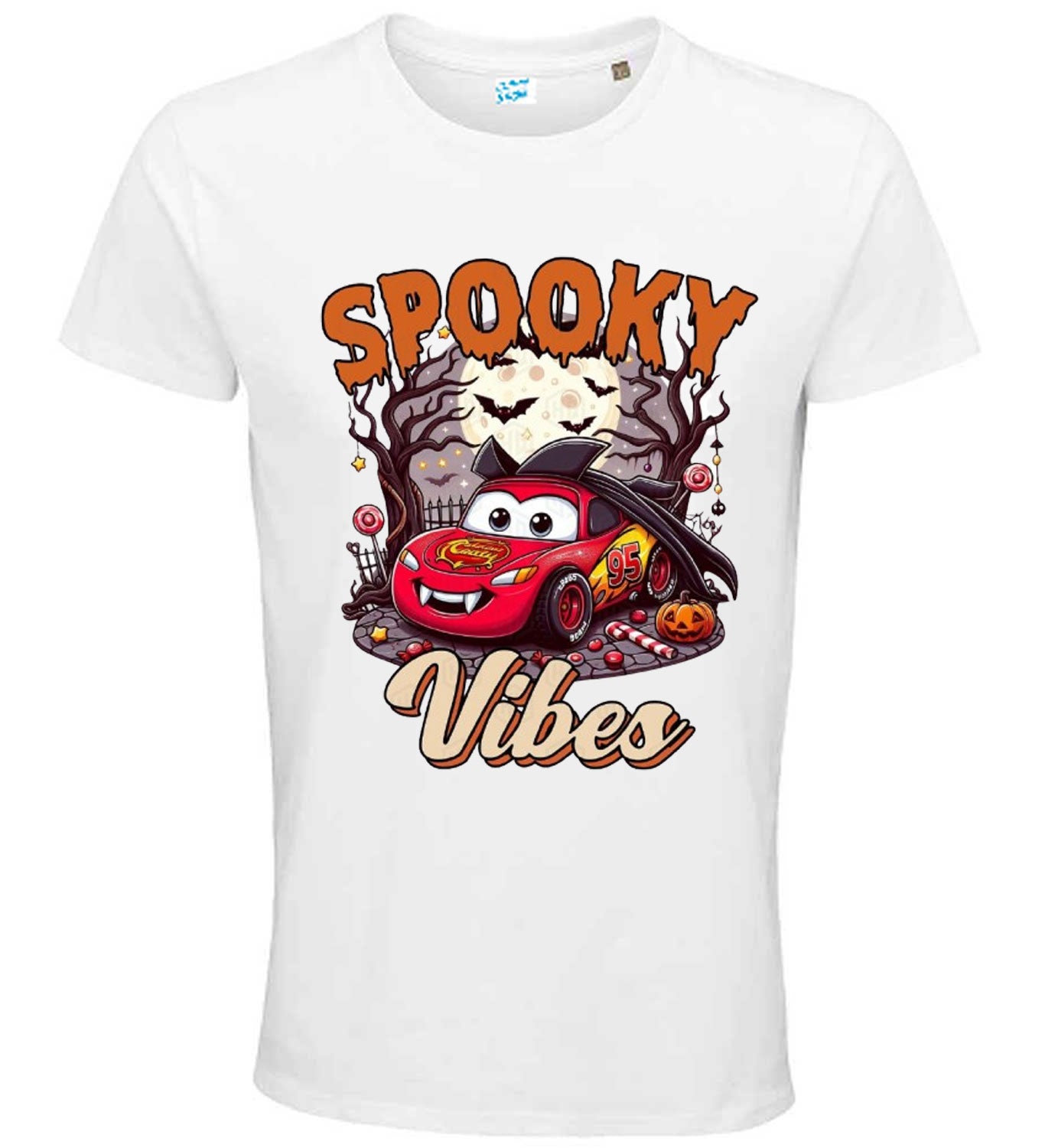 Spooky Car Vibes Halloween Graphic T-Shirt