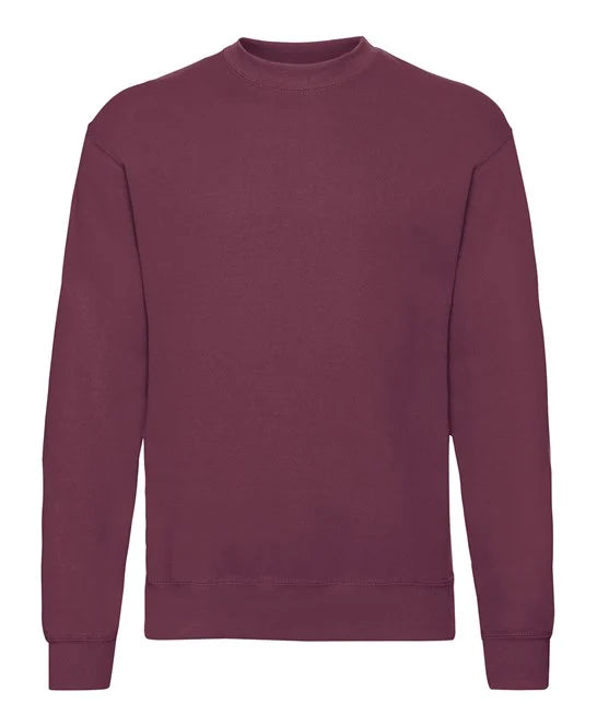 Burgundy SS200 men's sweatshirt
