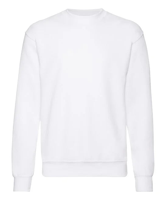 White SS200 men's sweatshirt