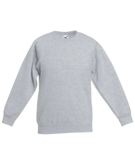 Heather Grey SS201 kids sweatshirt