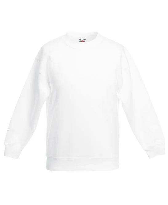 White SS201 kids sweatshirt