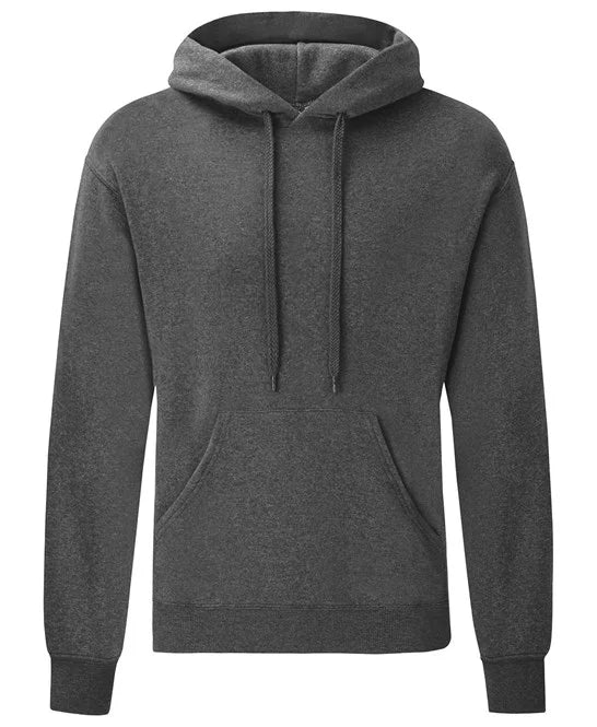 Dark Heather Grey SS224 hooded sweatshirt