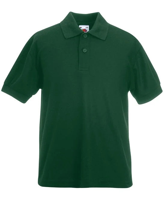 Bottle Green SS417 kids polo shirt