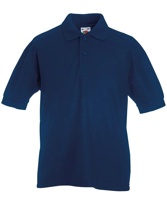 Navy SS417 kids polo shirt