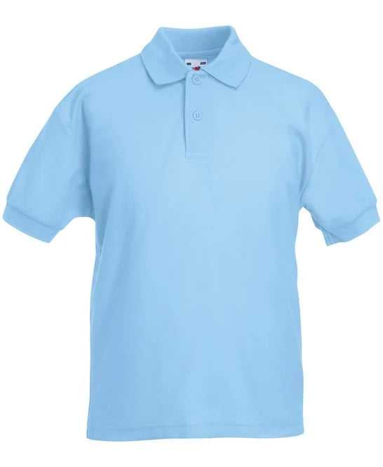 Sky Blue SS417 kids polo shirt
