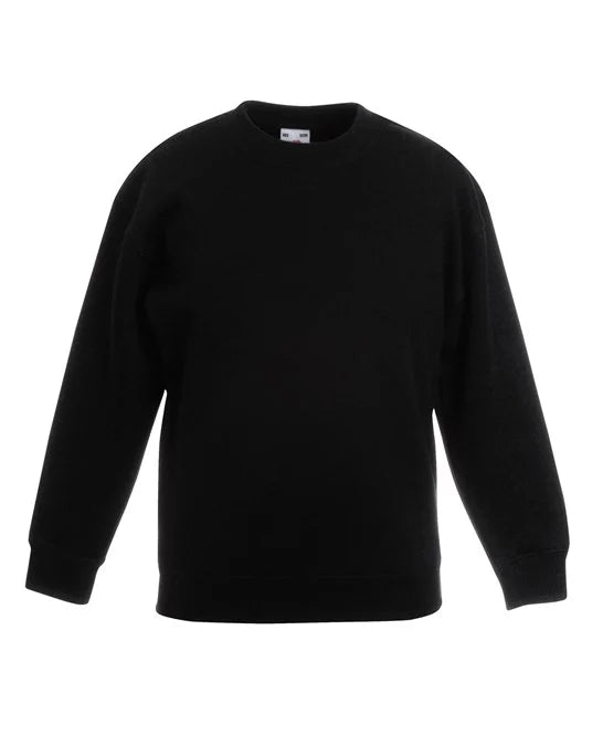 Black SS801 kids sweatshirt