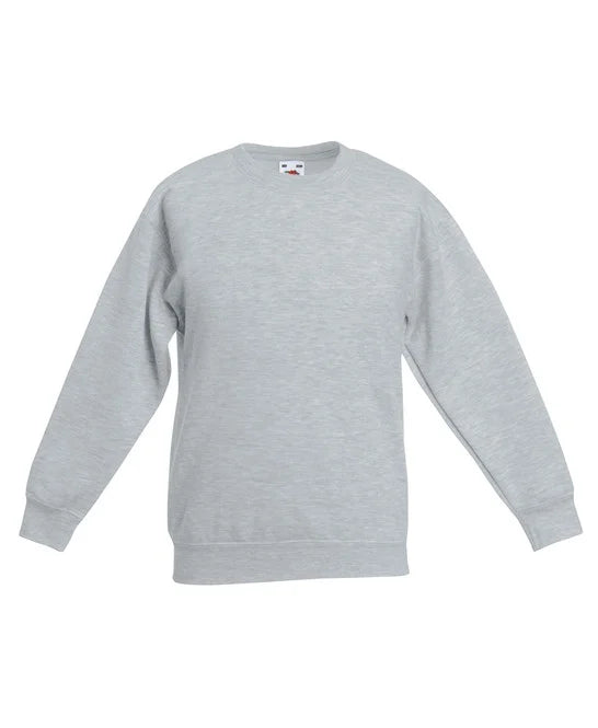 Heather Grey SS801 kids sweatshirt
