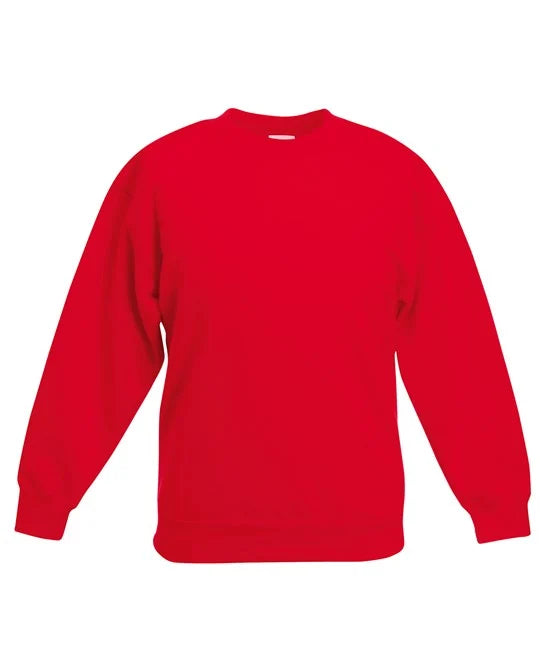 Red SS801 kids sweatshirt