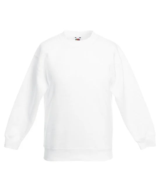 White SS801 kids sweatshirt