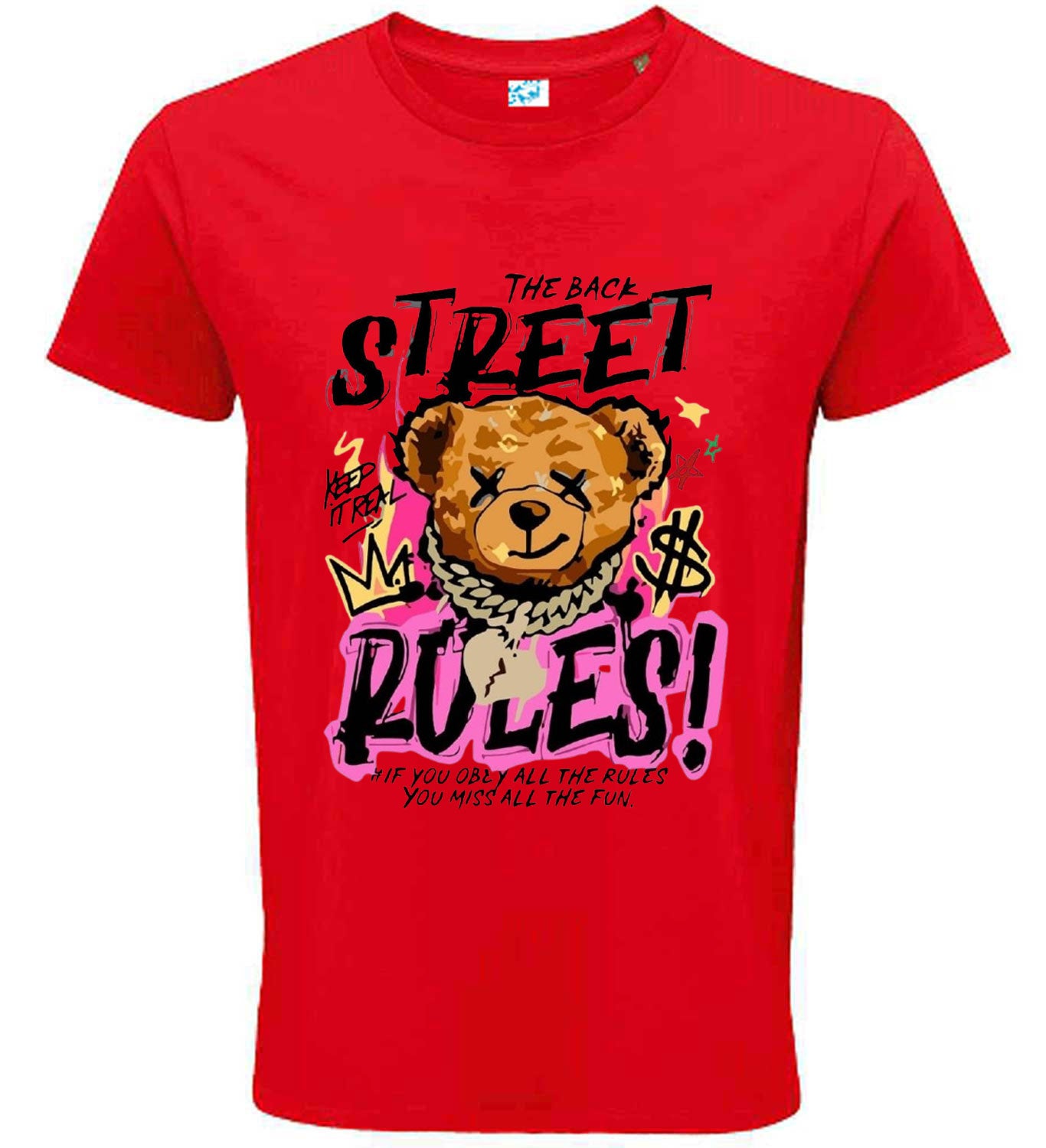 Street Rules Bear T Shirt