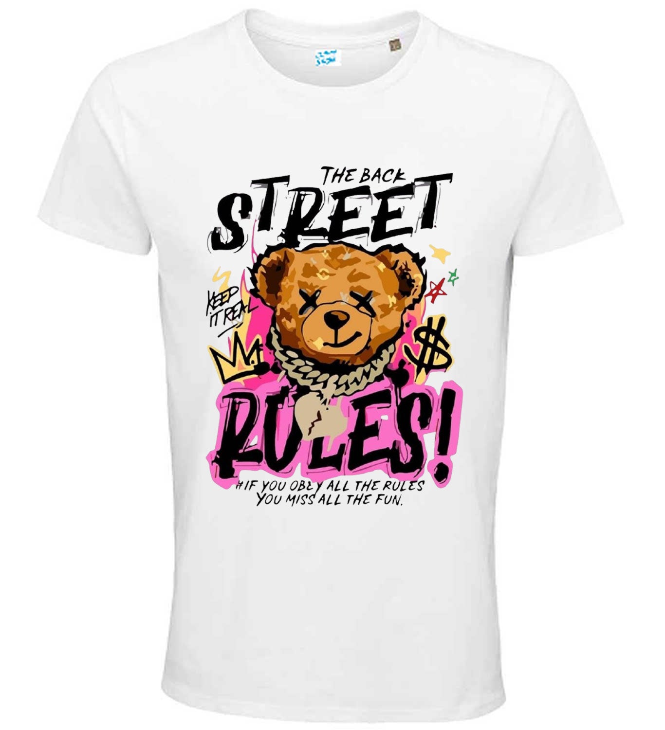 Street Rules Bear T Shirt