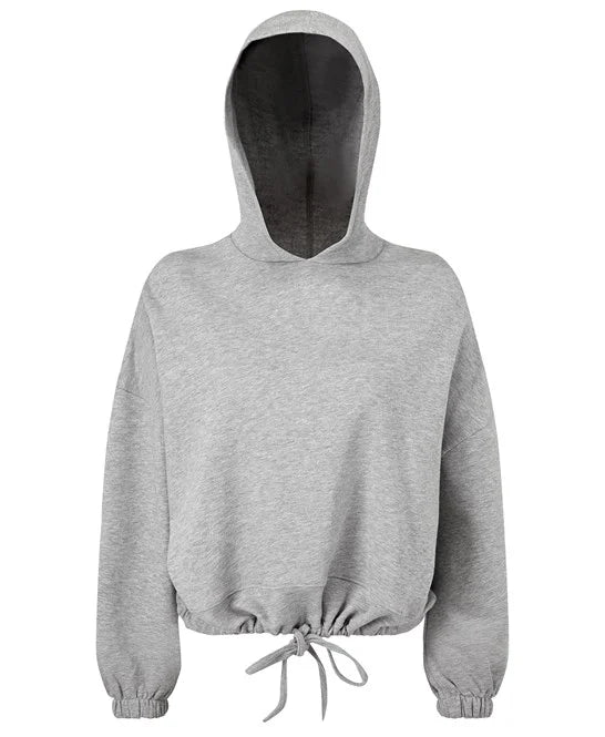 Heather Grey TR085 women's hooded sweatshirt