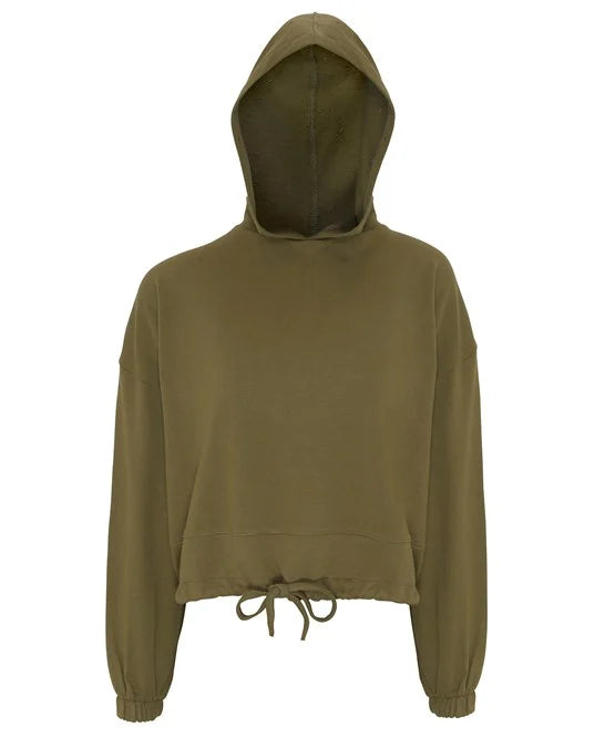 Olive TR085 women's hooded sweatshirt