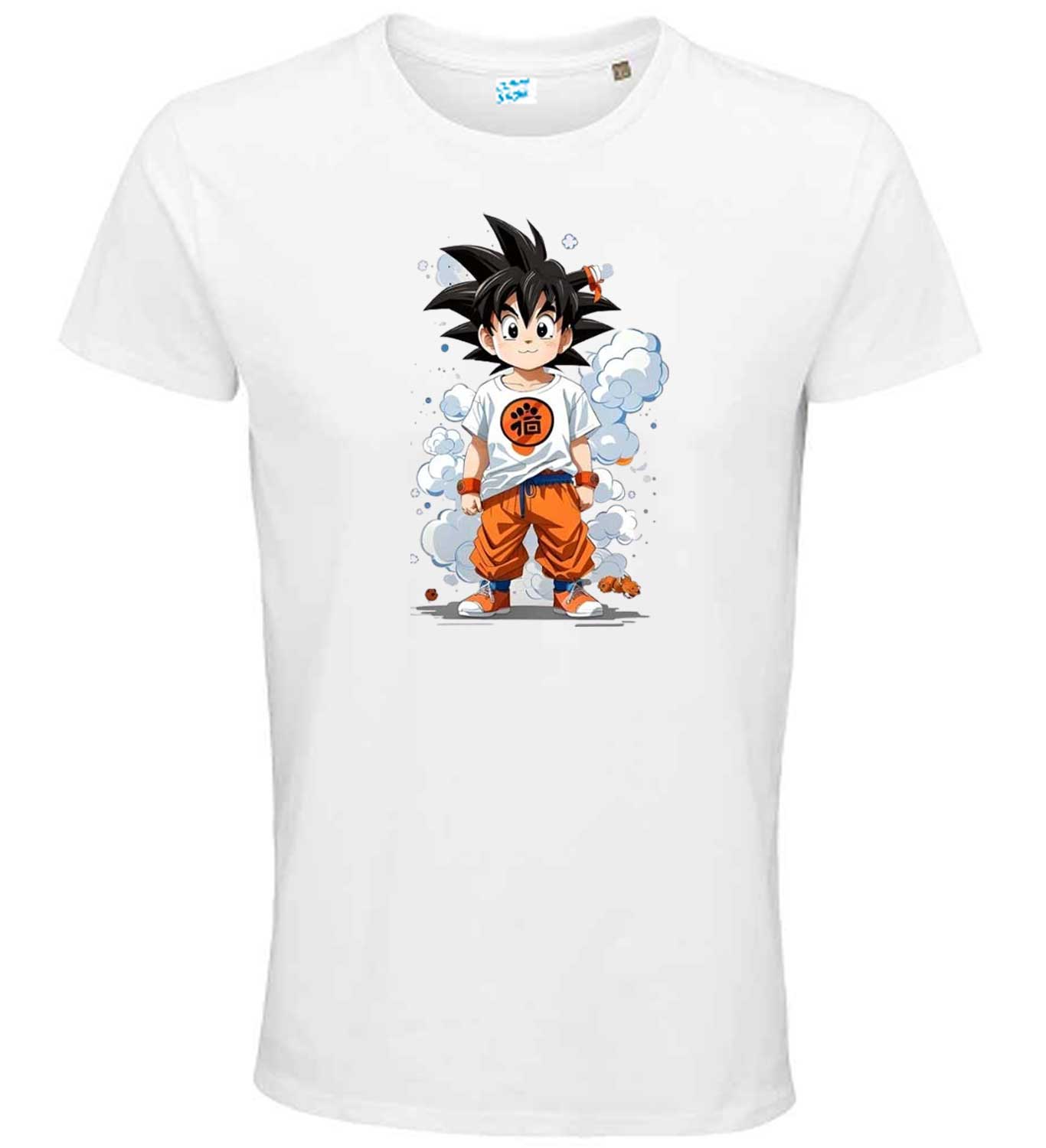 Cute Goku Inspired Anime T-Shirt D4