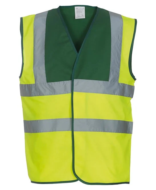Paramedic Green / Yellow YK001 high visibility vest