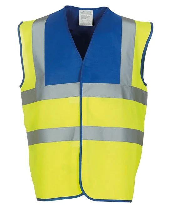 Royal Yoke / Yellow YK001 high visibility vest